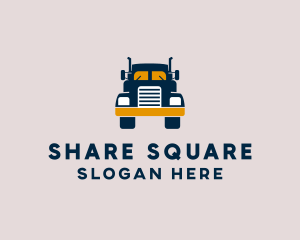 Logistics Delivery Truck logo design