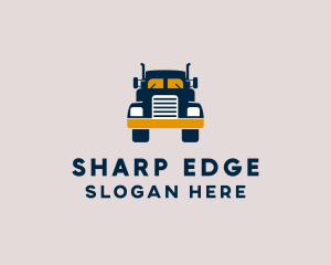 Logistics Delivery Truck logo design