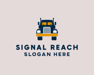 Logistics Delivery Truck logo design