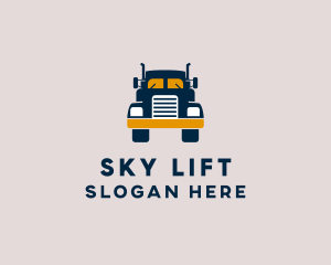 Logistics Delivery Truck logo design