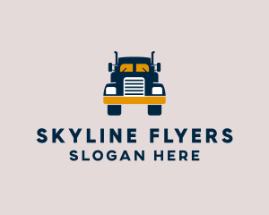 Logistics Delivery Truck logo design