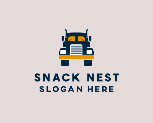 Logistics Delivery Truck logo design