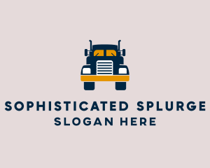 Logistics Delivery Truck logo design