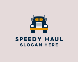 Logistics Delivery Truck logo