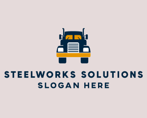 Logistics Delivery Truck logo design