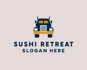 Logistics Delivery Truck logo design