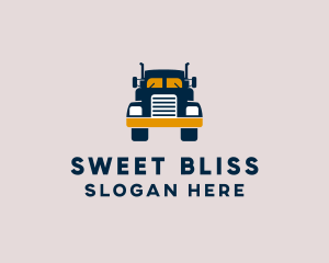 Logistics Delivery Truck logo design