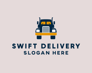 Logistics Delivery Truck logo design