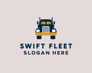 Logistics Delivery Truck logo design