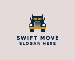 Logistics Delivery Truck logo design