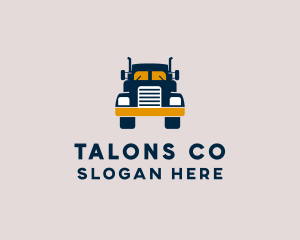 Logistics Delivery Truck logo design