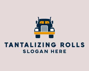 Logistics Delivery Truck logo design