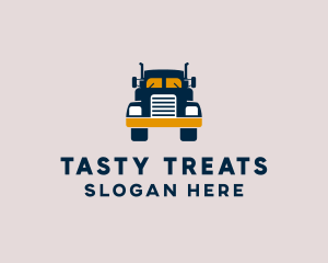 Logistics Delivery Truck logo design