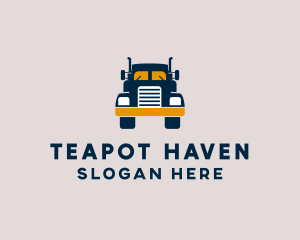 Logistics Delivery Truck logo design