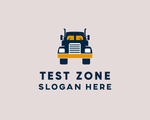 Logistics Delivery Truck logo design