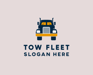 Logistics Delivery Truck logo design