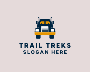 Logistics Delivery Truck logo design