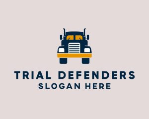 Logistics Delivery Truck logo design