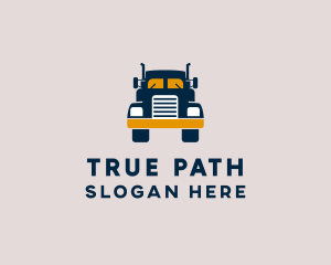 Logistics Delivery Truck logo design