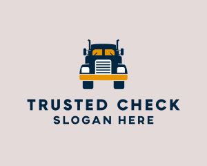 Logistics Delivery Truck logo design