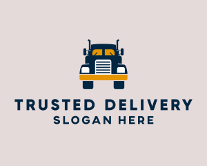 Logistics Delivery Truck logo design