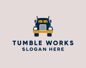 Logistics Delivery Truck logo design