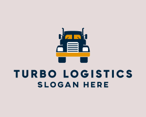 Logistics Delivery Truck logo design