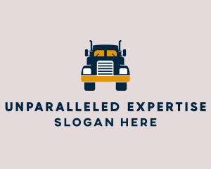 Logistics Delivery Truck logo design