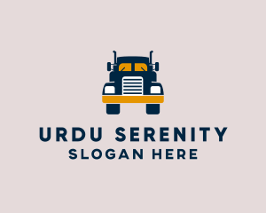 Logistics Delivery Truck logo design