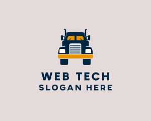 Logistics Delivery Truck logo design