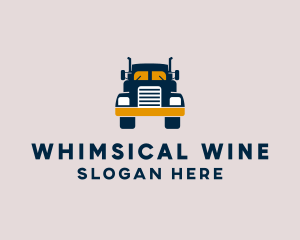 Logistics Delivery Truck logo design