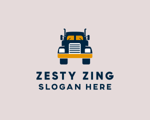 Logistics Delivery Truck logo design