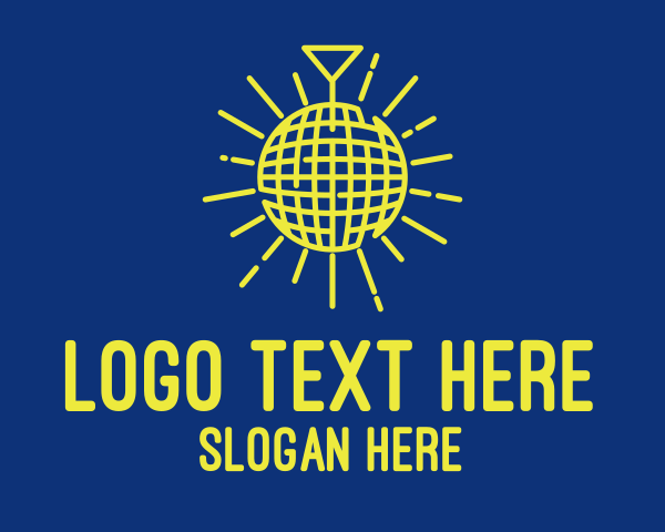 Yellow logo example 1