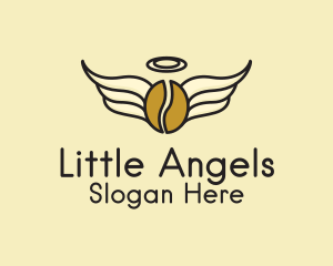 Angel Wings Coffee  logo design