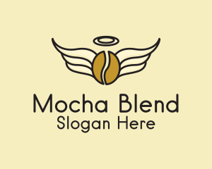 Angel Wings Coffee  logo design