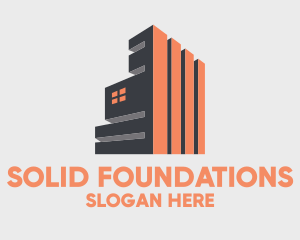 Modern Industrial Building  Logo
