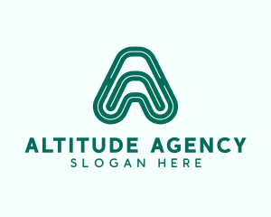 Creative Agency Letter A logo