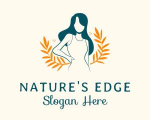 Lady Natural Hair Salon logo design