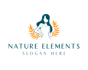 Lady Natural Hair Salon logo design