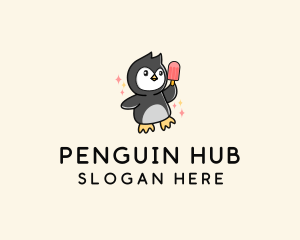 Penguin Ice Popsicle logo