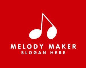 Musical Melody Note logo design
