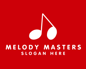 Musical Melody Note logo design