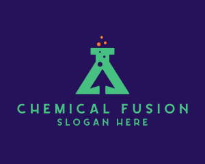 Arrow Chemical Flask  logo design