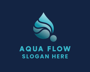 Aqua Water Liquid logo design