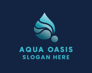 Aqua Water Liquid logo design