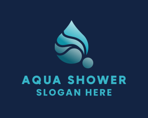 Aqua Water Liquid logo design