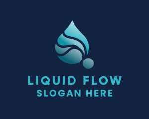 Aqua Water Liquid logo design