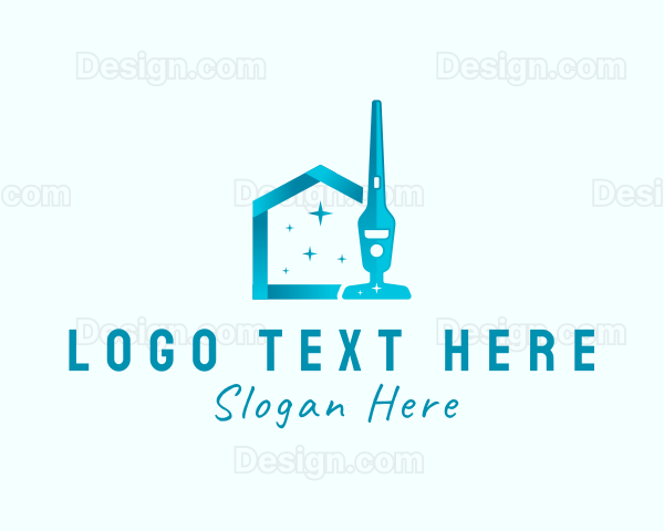 Home Cleaning Vacuum Logo
