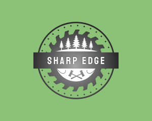 Circular Blade Carpentry logo design