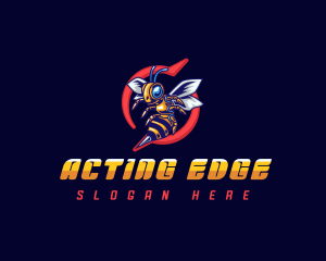 Stinger Insect Hornet  logo design